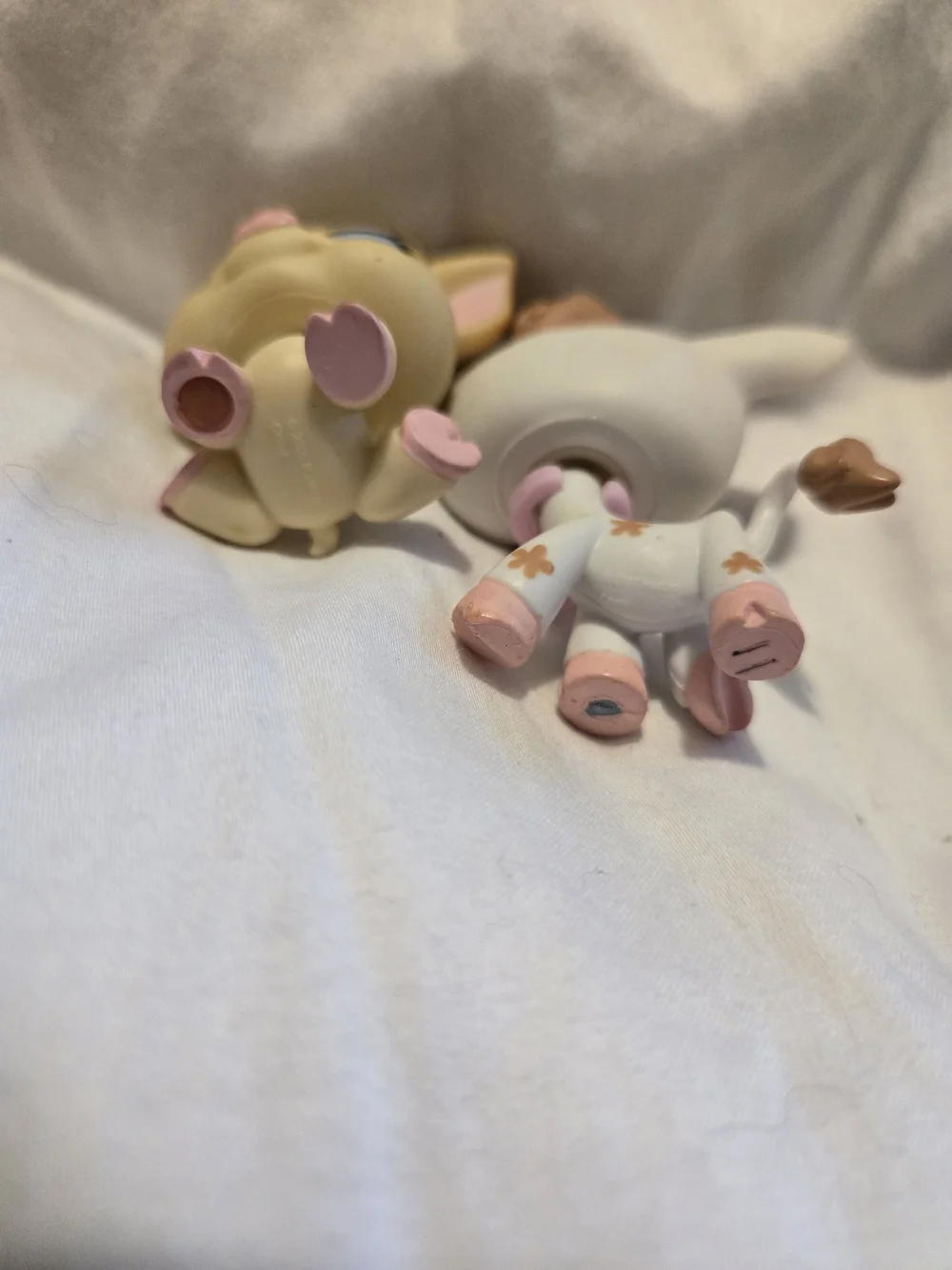 Authentic Littlest Pet Shop LPS #45 & 46 Petting Zoo Cow Pig Accessories HTF